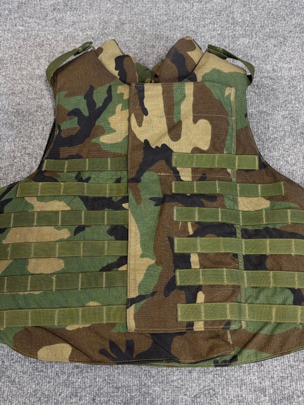 Point Blank Interceptor Base Vest Soft Inserts M81 Woodland Camo Medium Yoke - Picture 1 of 13